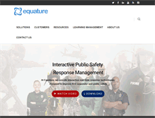 Tablet Screenshot of equature.com